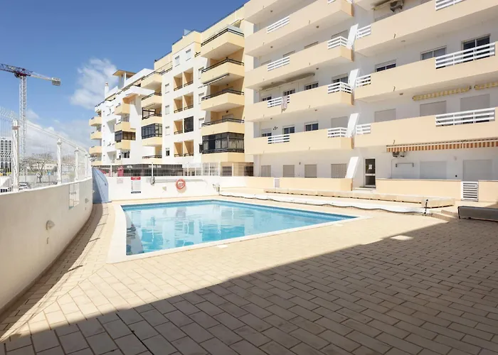 Golfinho - Sea View With Pool By Hd Lägenhet Quarteira